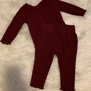 Thermal Top and Bottom Set for Baby Girl